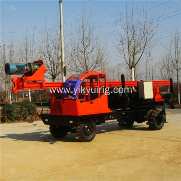 1000cm Wheel Type Long Auger Piling Machine